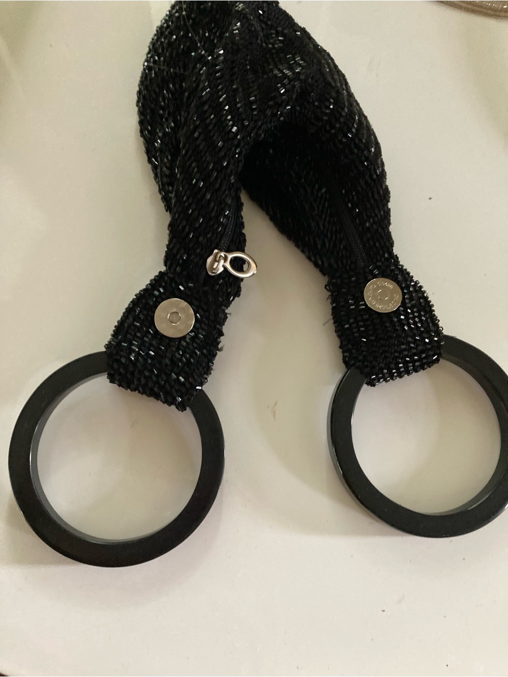 Beaded evening bag, black - Picture 3 of 4
